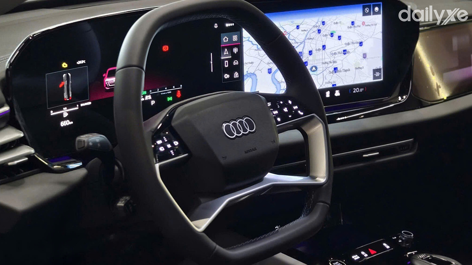 Vô lăng 4 chấu dễ dàng cầm nắm