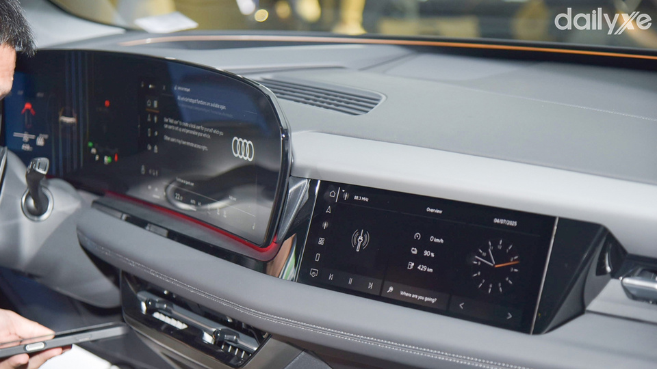 Màn màn hình Audi Virtual Cockpit Plus hiện đại