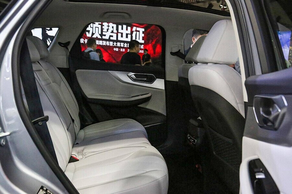 Ghế ngồi BAIC Beijing X7 êm ái và nhiều chức năng