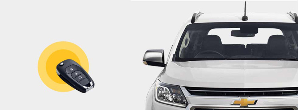Kích hoạt Đèn LED chiếu sáng ban ngày của Trailblazer từ chìa khóa điện tử giúp bạn định vị xe trong bãi xe đông đúc. Kích hoạt Đèn LED chiếu sáng ban ngày của Trailblazer từ chìa khóa điện tử giúp bạn định vị xe trong bãi xe đông đúc.