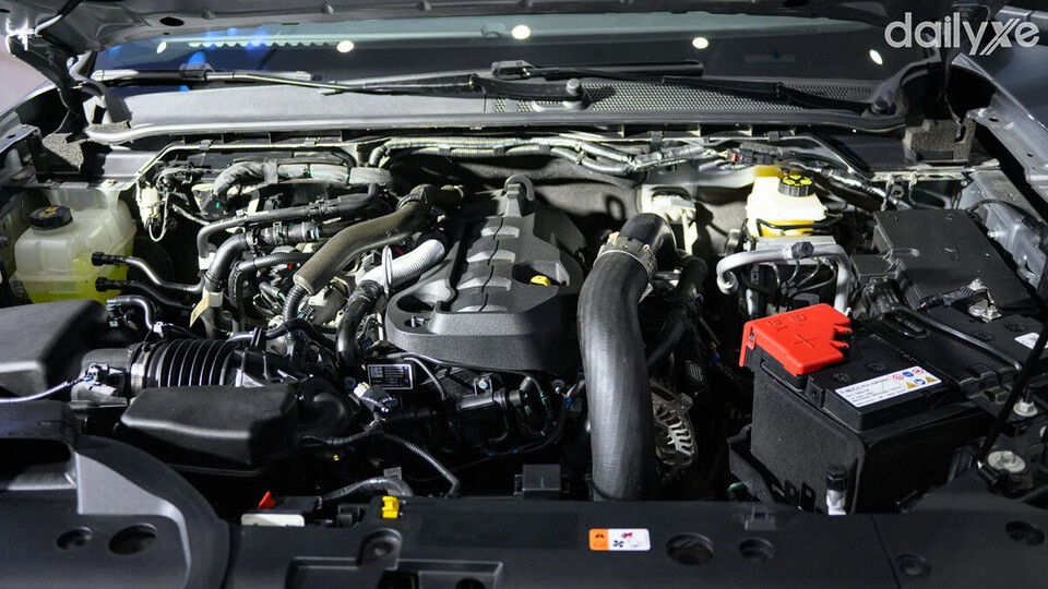 Động cơ diesel Bi-Turbo 2.0L mạnh mẽ
