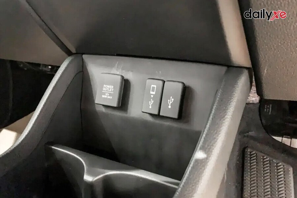 Cổng sạc USB tiện lợi