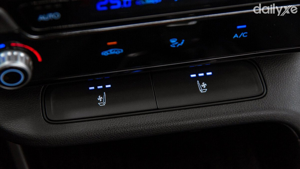 Tích hợp chức năng làm mát lưng hàng ghế trước