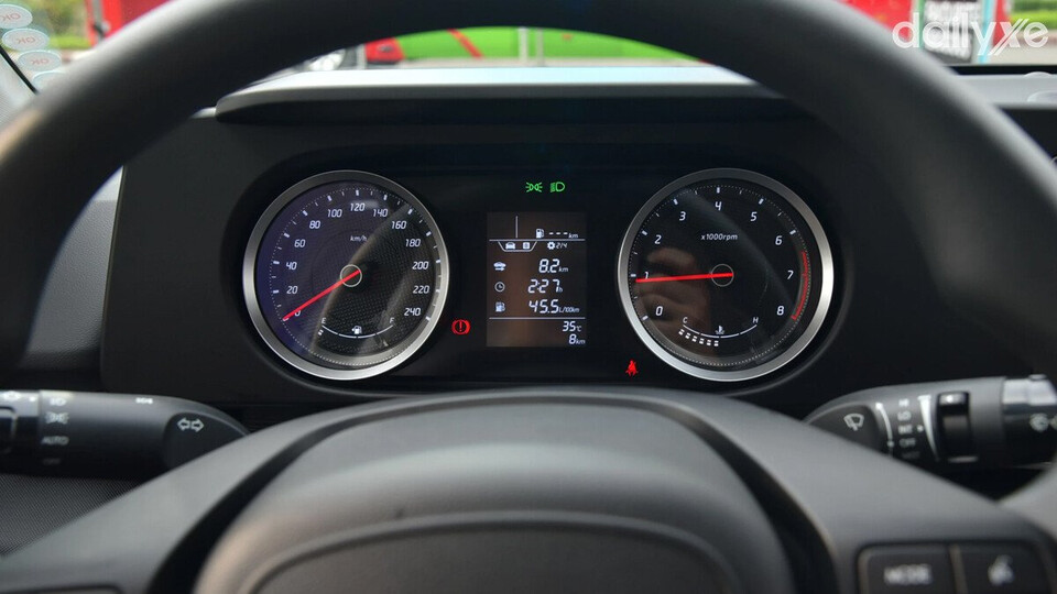 Màn hình thông tin kỹ thuật số kích thước 3.5 inch trang bị trên bản 1.5 MT