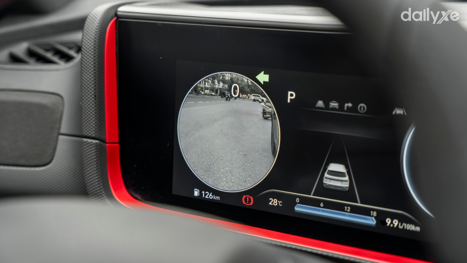 Cụm đồng hồ kỹ thuật số hiển thị màu sắc