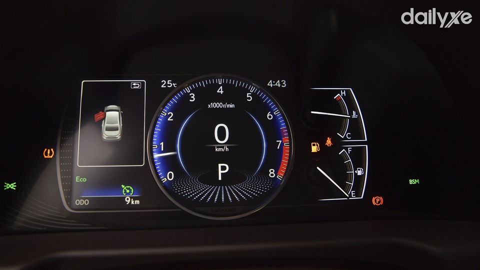 Cụm đồng hồ Optitron màn hình 7 inch dạng TFT