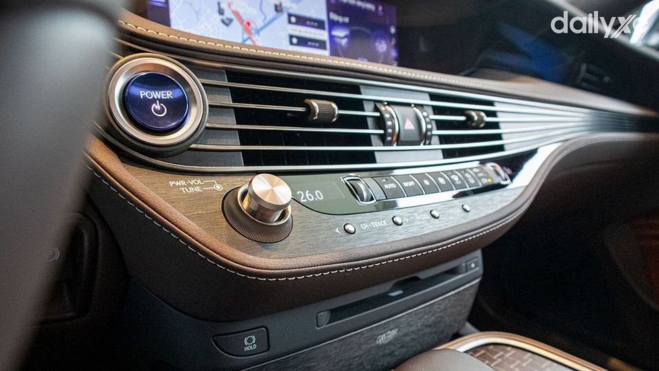 Lexus LS trang bị hệ thống điều hòa tự động 4 vùng độc lập
