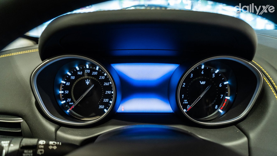 Đồng hồ kỹ thuật số hiển thị đầy đủ thông tin vận hành