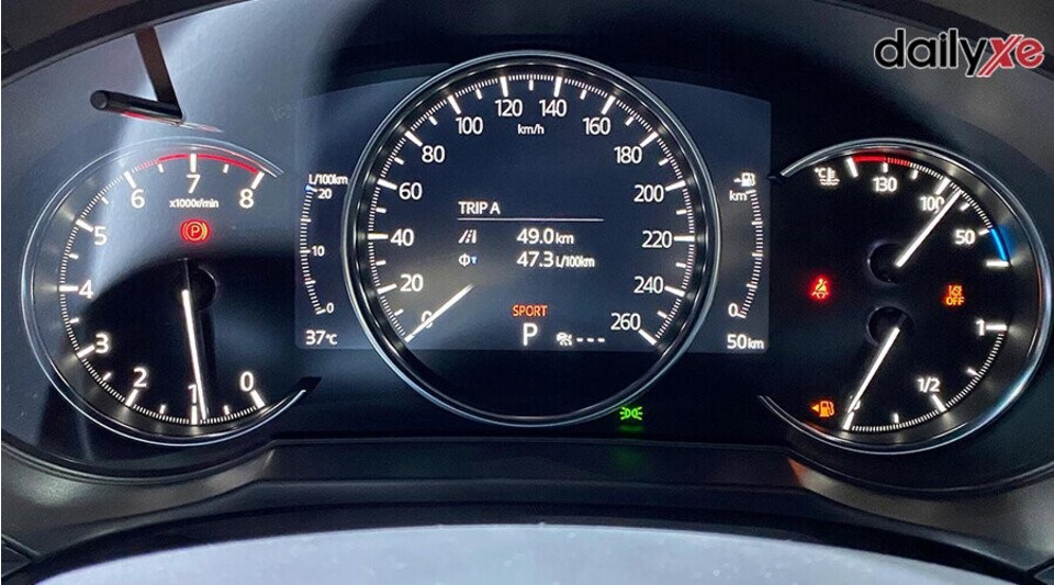 Cụm đồng hồ hiện thị đa thông tin Cụm đồng hồ hiện thị sắc nét