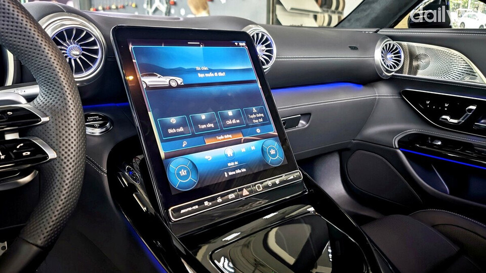 Hệ thống giải trí MBUX với màn hình cảm ứng trung tâm 11,9 inch
