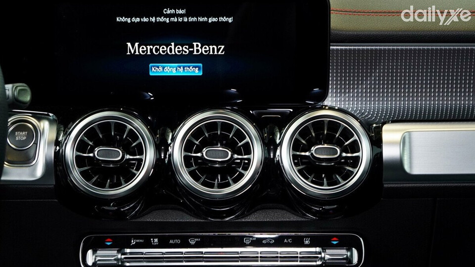 Hệ thống điều hòa trên Mercedes EQB SUV làm mát nhanh
