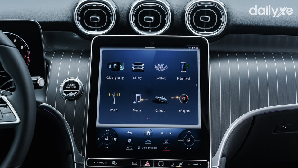 Màn hình giải trí tích hợp nhiều chức năng