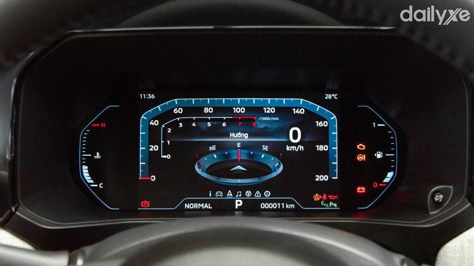 Màn hình kỹ thuật số hiển thị màu sắc