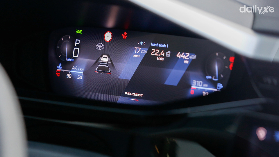 Màn hình đa thông tin hiển thị có màu và sắc nét