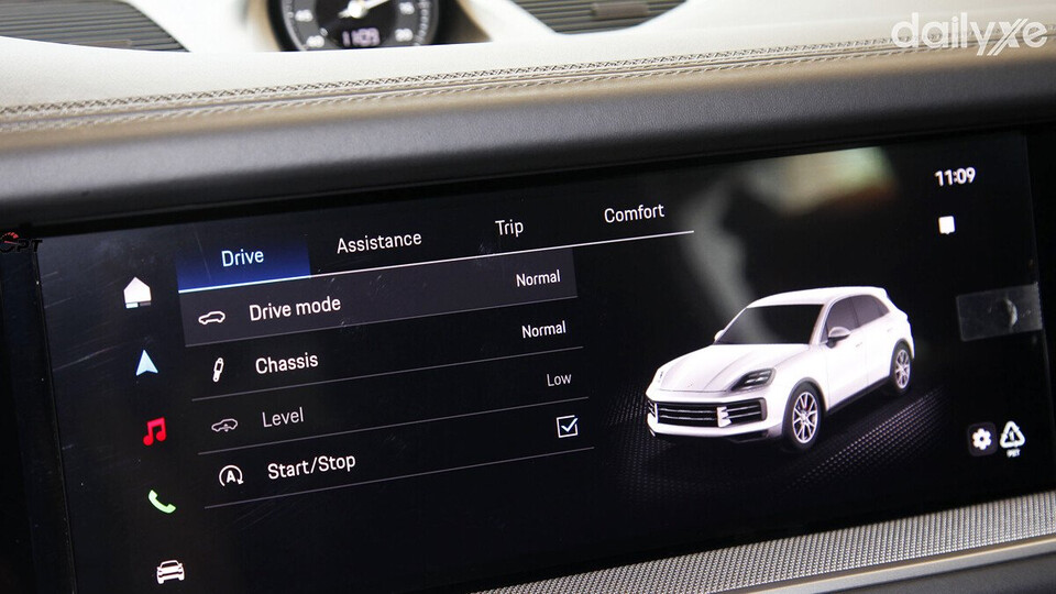 Cụm màn hình 10.9 inch dành cho vị trí hành khách ghế trước