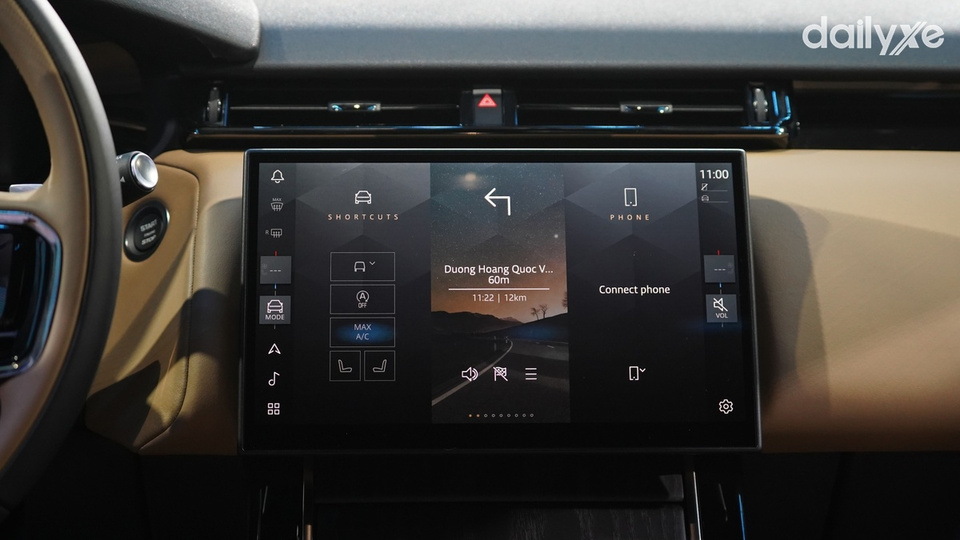 Range Rover Velar mới sử dụng màn hình giải trí trung tâm 11.4 inch