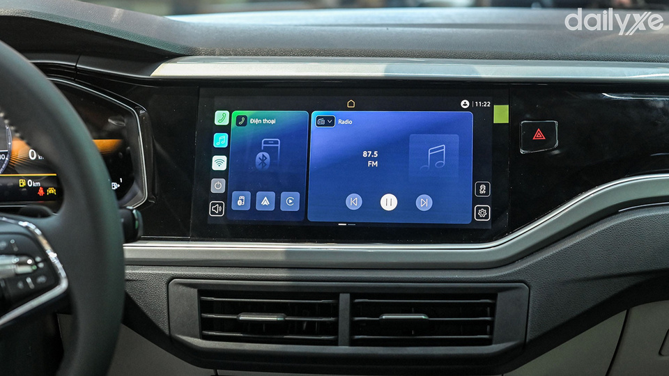 Trang bị màn hình giải trí cảm ứng