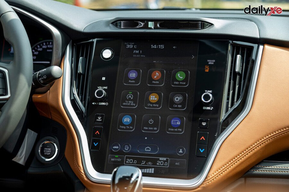 Màn hình giải trí sắc nét