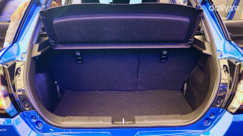 Khoang hành lí rộng rãi