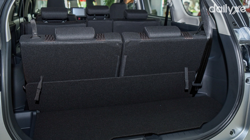 Không gian chứa đồ rộng rãi và linh hoạt