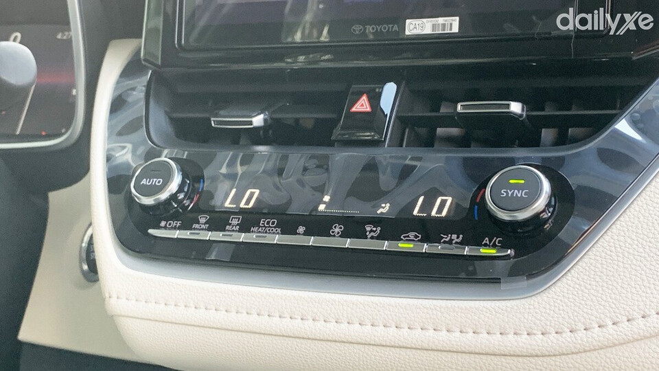 Hệ thống điều hòa tự động 2 vùng độc lập