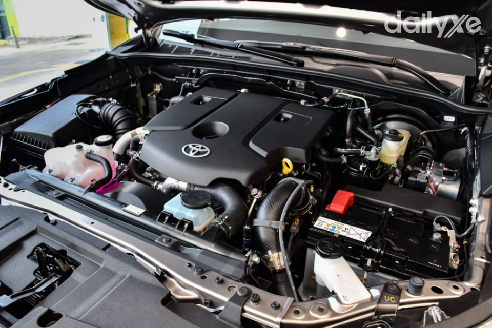 Fortuner trang bị khối động cơ vận hành mạnh mẽ