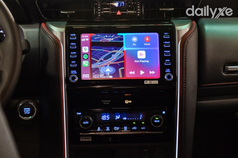 Màn hình giải trí sắc nét