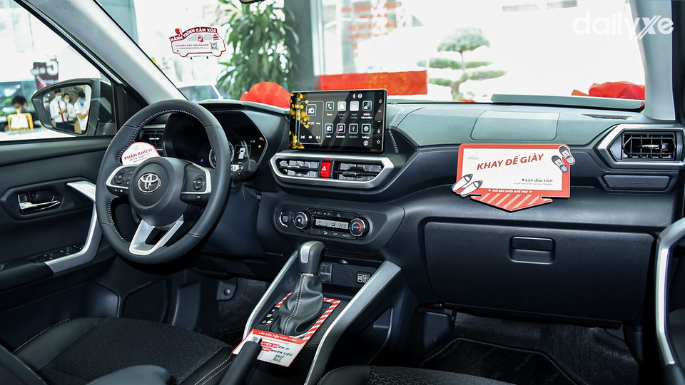 Nội thất Raize mang đậm phong cách thể thao