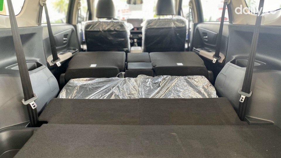 Không gian chứa đồ tăng diện tích khi gập hàng ghế sau