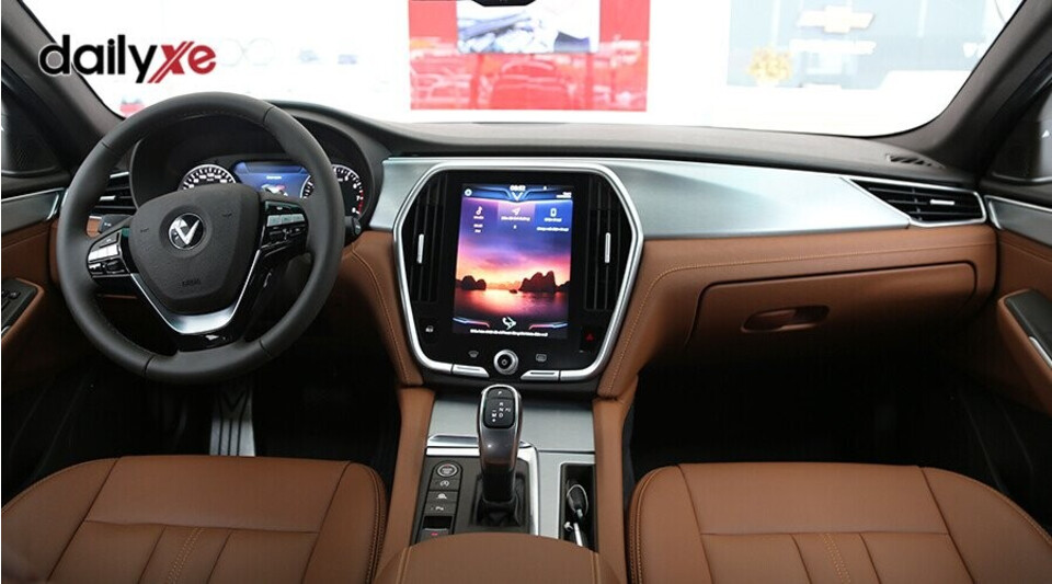 Nội thất VInfast LUX A2.0 thiết kế sang trọng