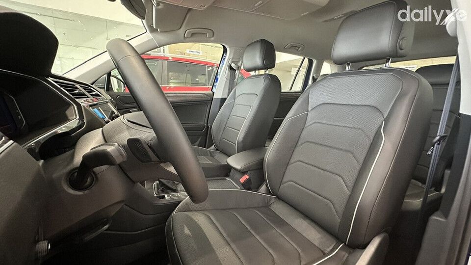 Volkswagen Tiguan Platinum trang bị ghế da Vienna có lỗ thông hơi
