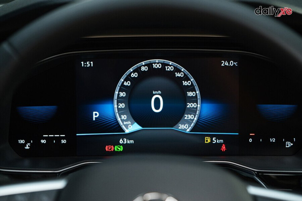 Đồng hồ kỹ thuật số 8 inch hiển thị thông số sắc nét