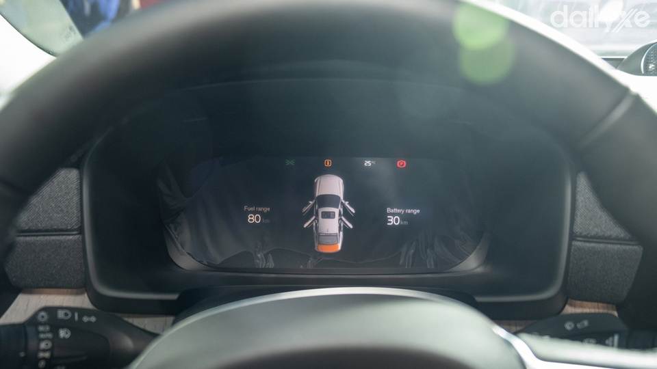 Màn hình kỹ thuật số rõ nét và đầy đủ thông tin