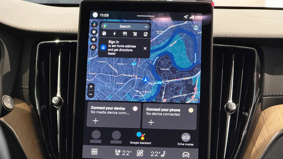Màn hình giải trí trung tâm kết nối thông minh