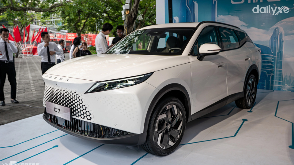 Omoda C7 từng xuất hiện tại Việt Nam hồi tháng 8