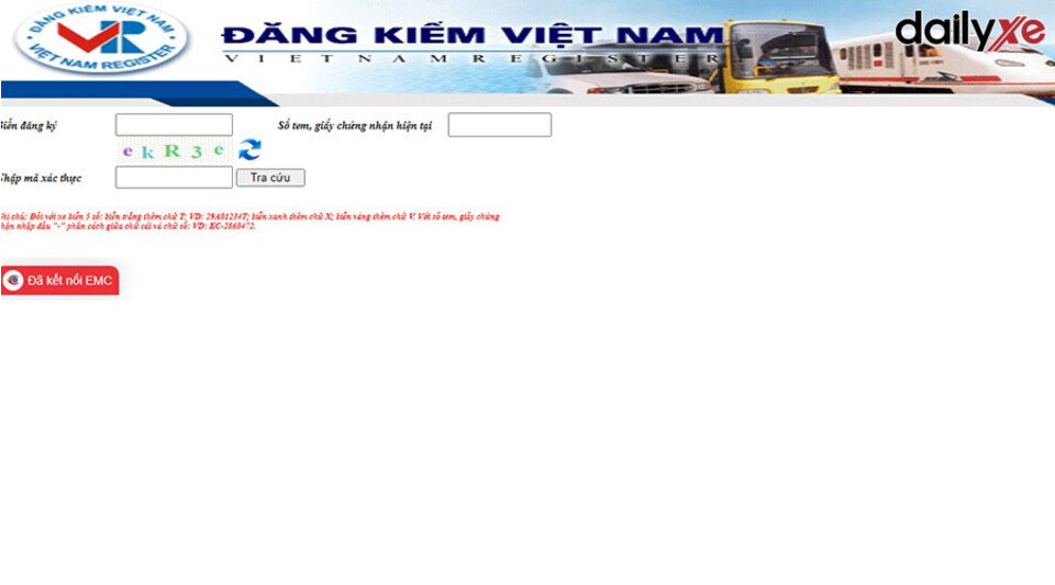 Nhập đầy đủ thông tin yêu cầu để tra cứu Nhập đầy đủ thông tin yêu cầu để tra cứu