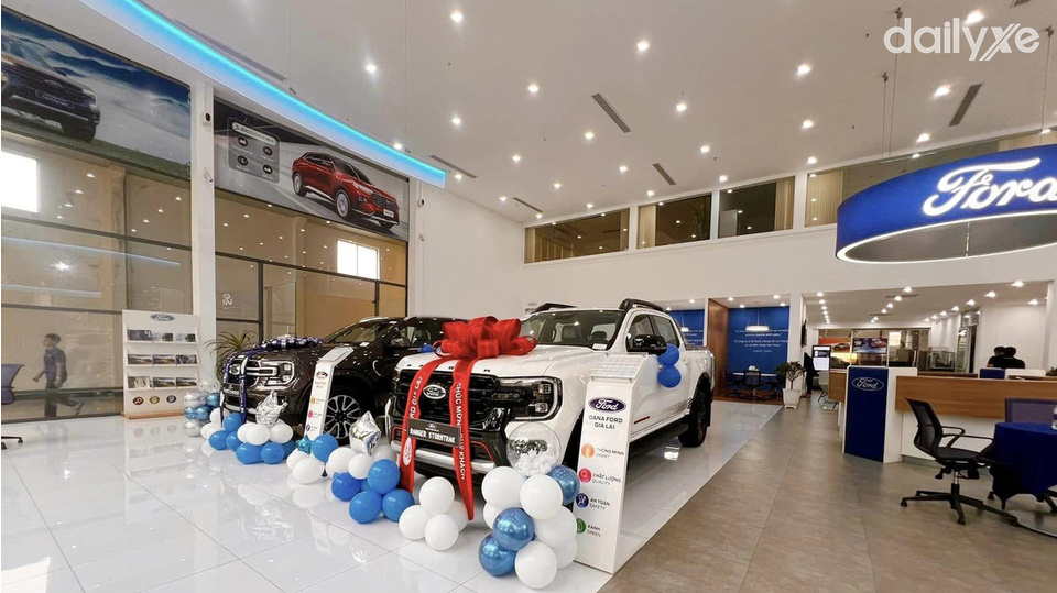 Phòng trưng bày của showroom Ford Gia Lai