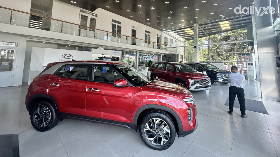 Phòng trưng bày xe của showroom Hyundai Bà Rịa Vũng Tàu