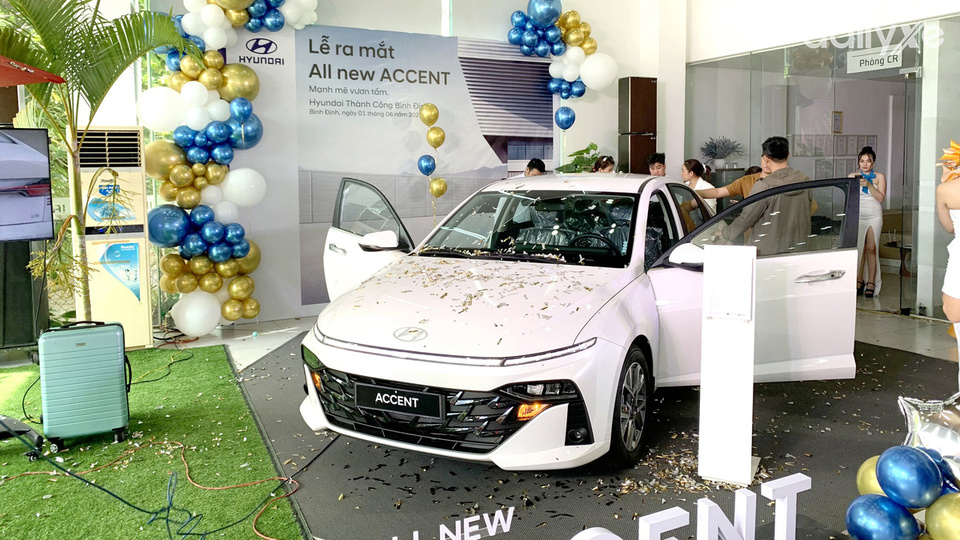 Phòng trưng bày xe của showroom Hyundai Bình Định