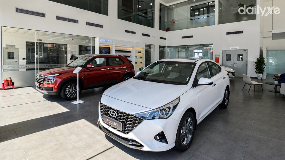 Phòng trưng bày xe của showroom Hyundai Đà Lạt