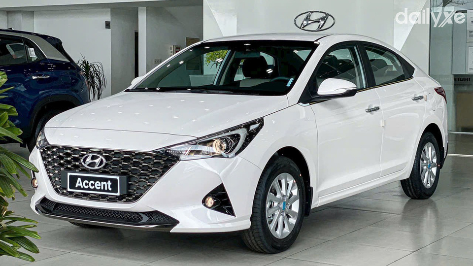 Trưng bày nhiều dòng xe Hyundai đời mới