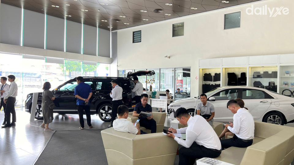 Phòng dịch vụ của đại lý Hyundai Hoàng Diệu