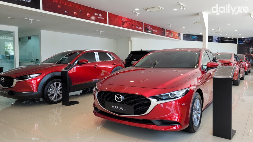 Phòng trưng bày xe Mazda của đại lý Mazda Phan Rang - Ninh Thuận