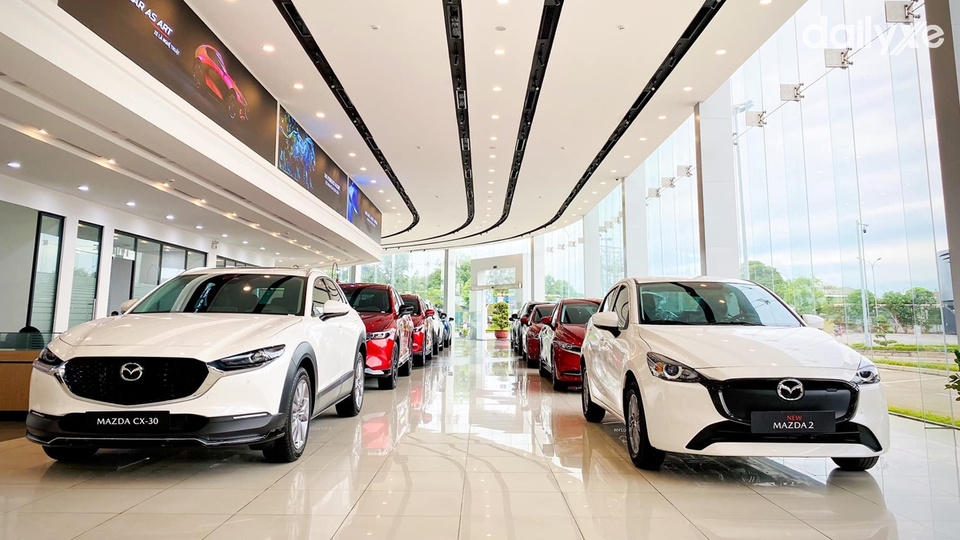 Mazda Quảng Trị xây dựng không gian phòng trưng bày rộng rãi và thoáng đãng
