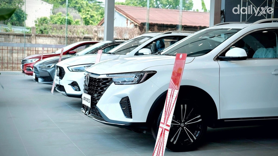 Phòng trưng bày xe của đại lý MG Đồng Nai