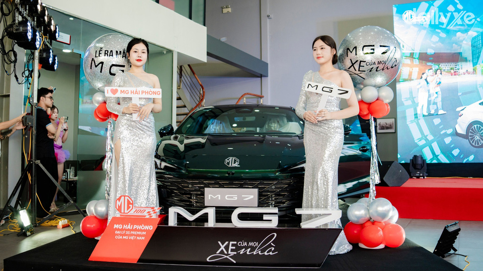 Phòng trưng bày của showroom MG Hải Phòng