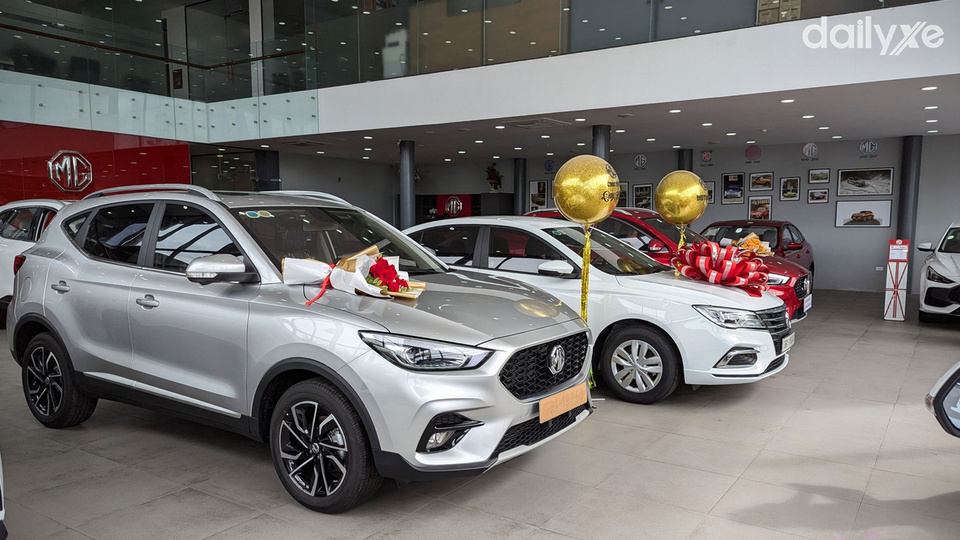 Phòng trưng bày xe của showroom MG Thái Nguyên