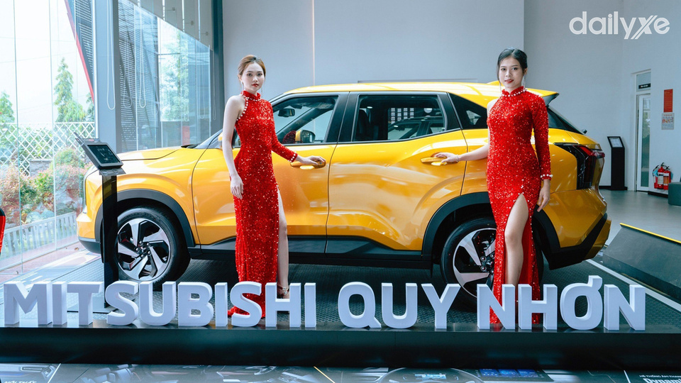 Phòng trưng bày xe của showroom Mitsubishi Quy Nhơn
