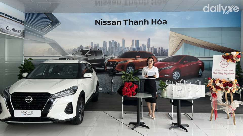 Phòng trưng bày của showroom Nissan Thanh Hóa