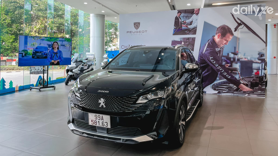 Phòng trưng bày của showroom Peugeot Bắc Ninh